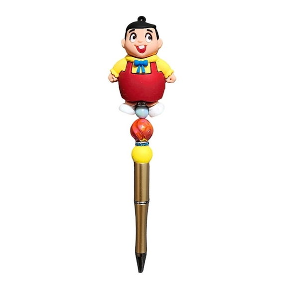 Ñoño El Chavo Del 8 Custom Beaded Ballpoint Twist Pen Red - Picture 1 of 5